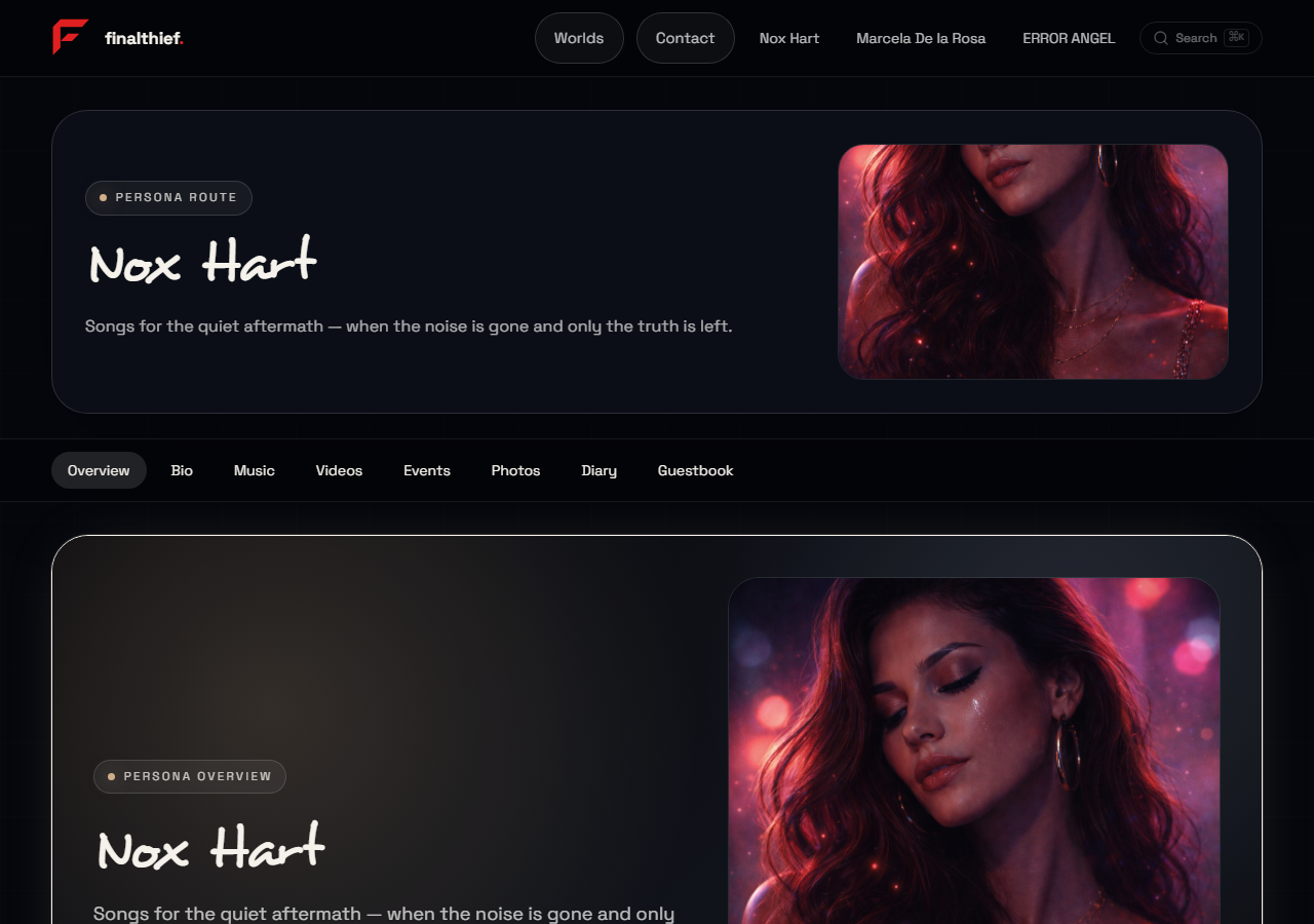 Nox Hart artist page